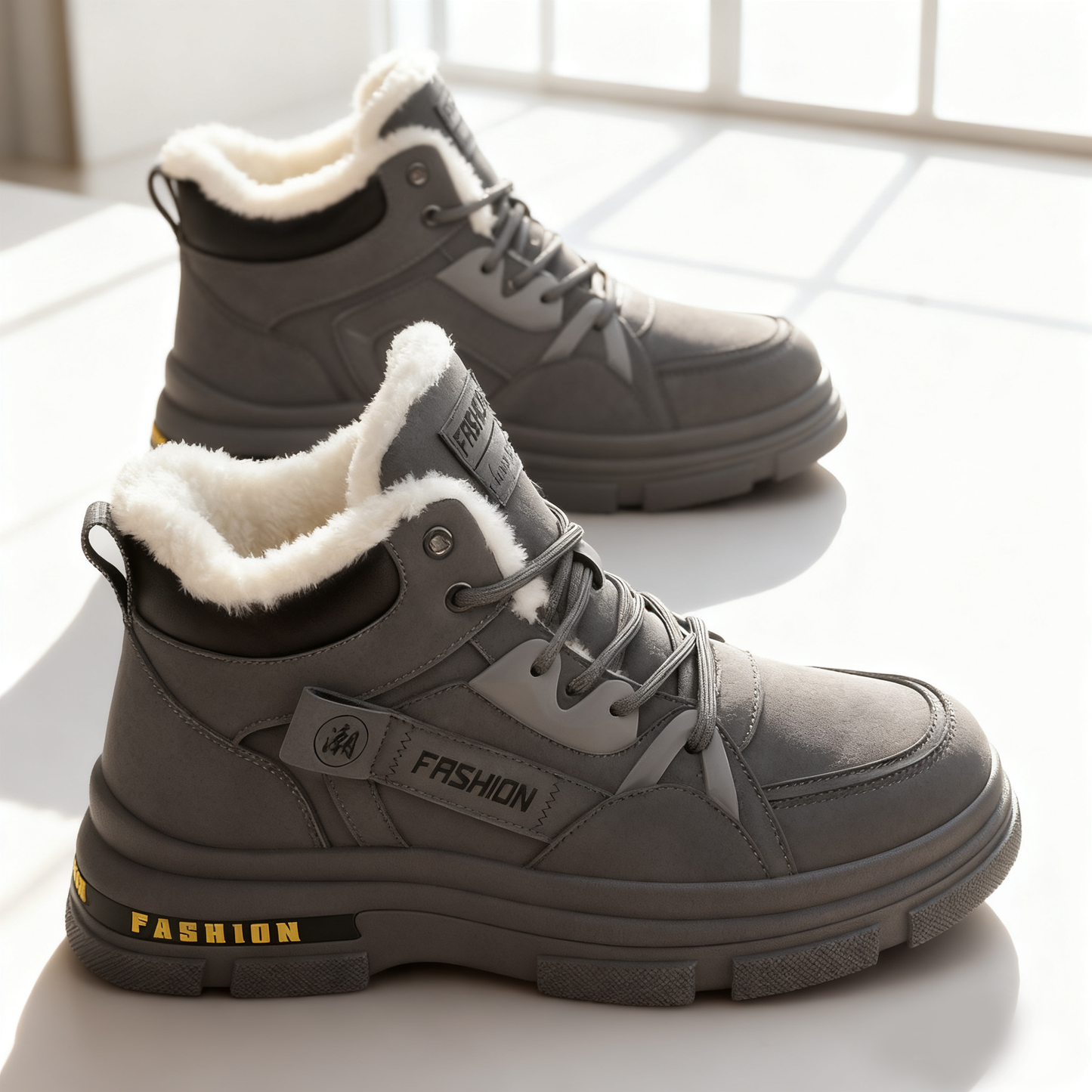 🔥🔥👞【39-44】2025 nowe męskie zimowe, pogrubione, aksamitne, ciepłe buty Martin