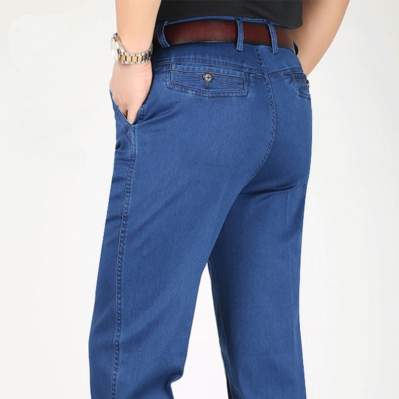 👖👖 【💥Gorąca wyprzedaż】 2025 Nowe męskie jeansy z wysokim stanem, plus size