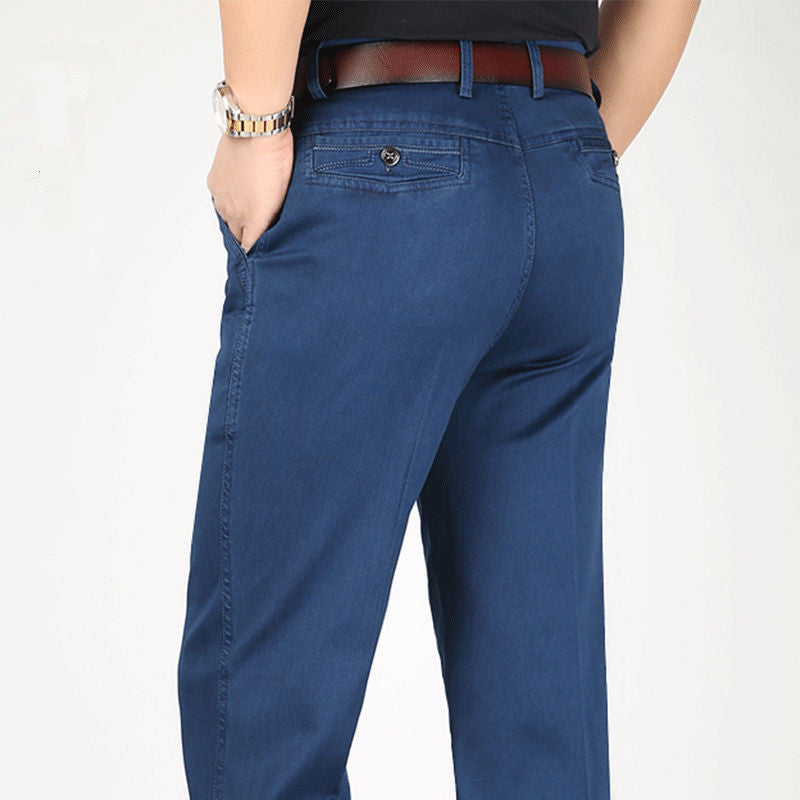 👖👖 【💥Gorąca wyprzedaż】 2025 Nowe męskie jeansy z wysokim stanem, plus size